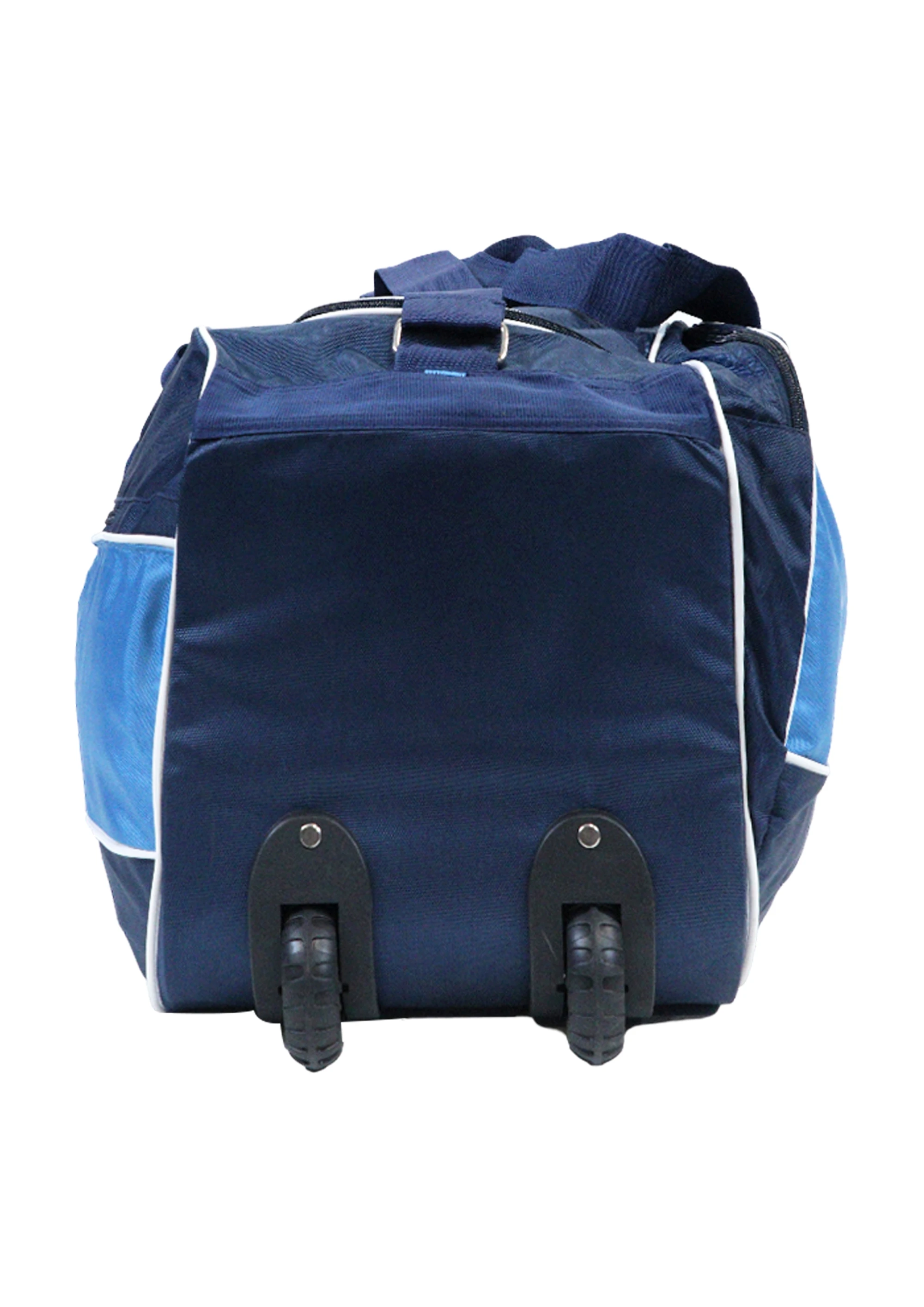 Shiv Naresh Navy Blue Cyan Trolley Duffle Bag