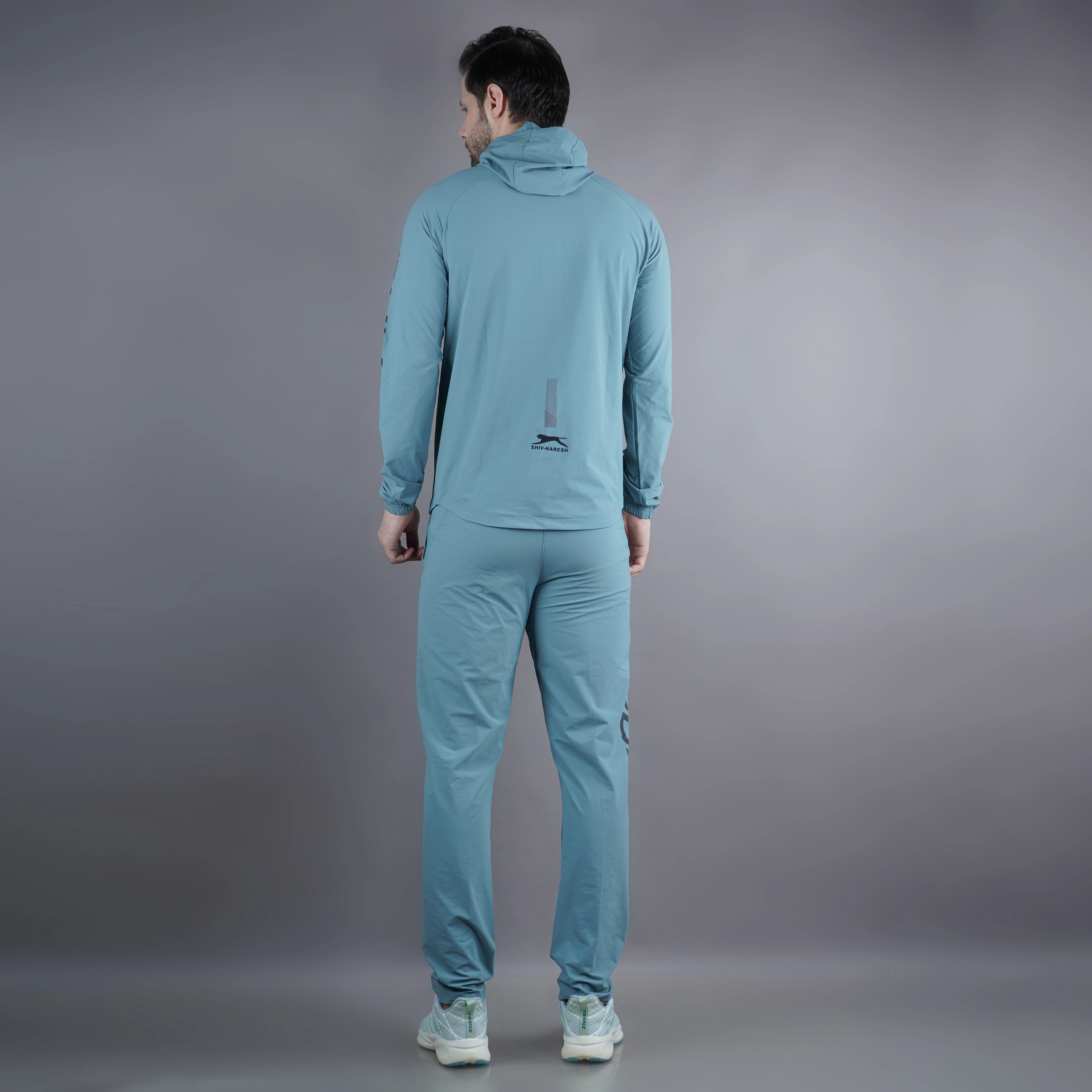 Shiv Naresh Ice Blue Training Tracksuit for Men