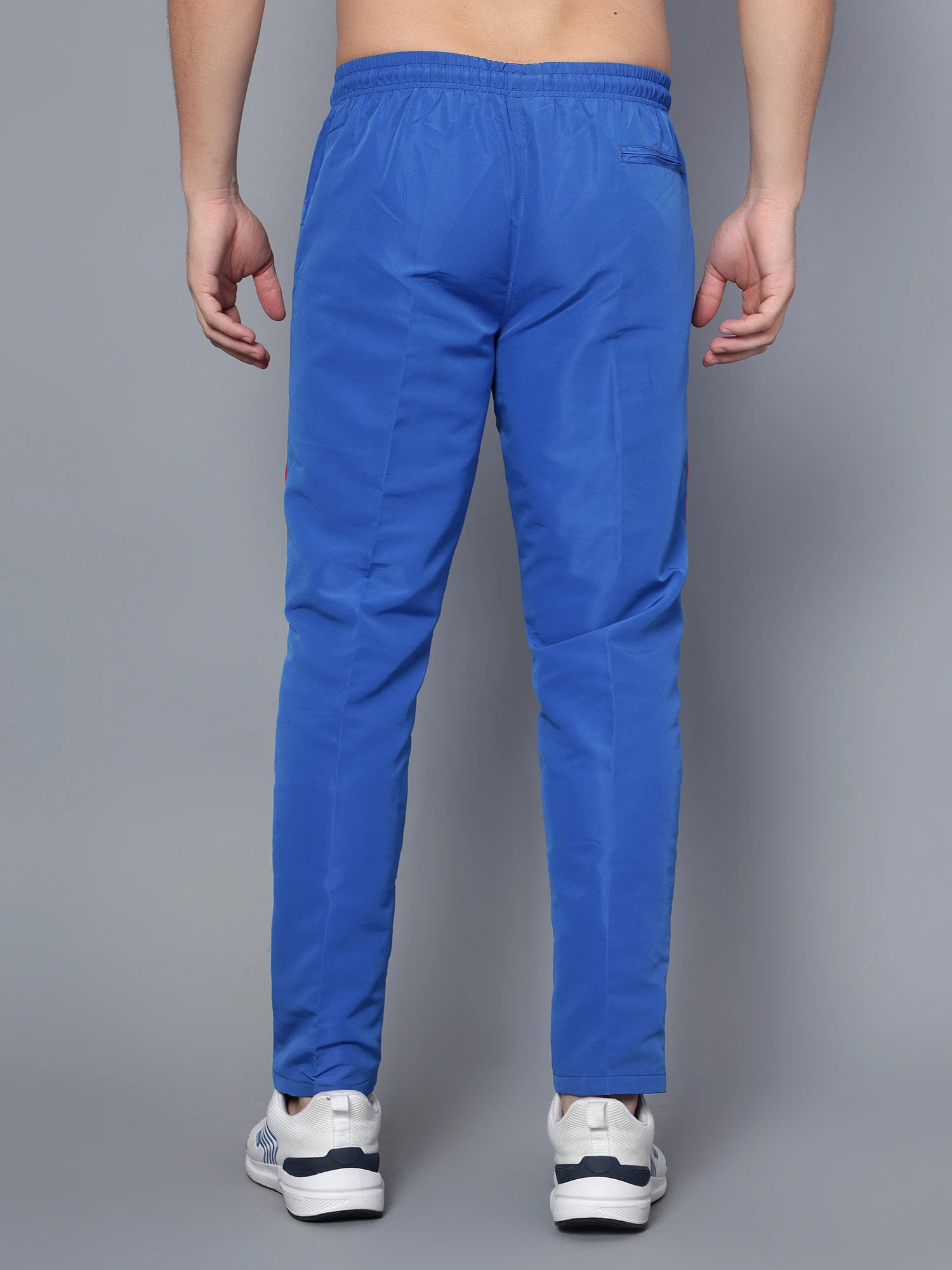 Shiv Naresh Men's Royal Blue/Red Active Trackpant