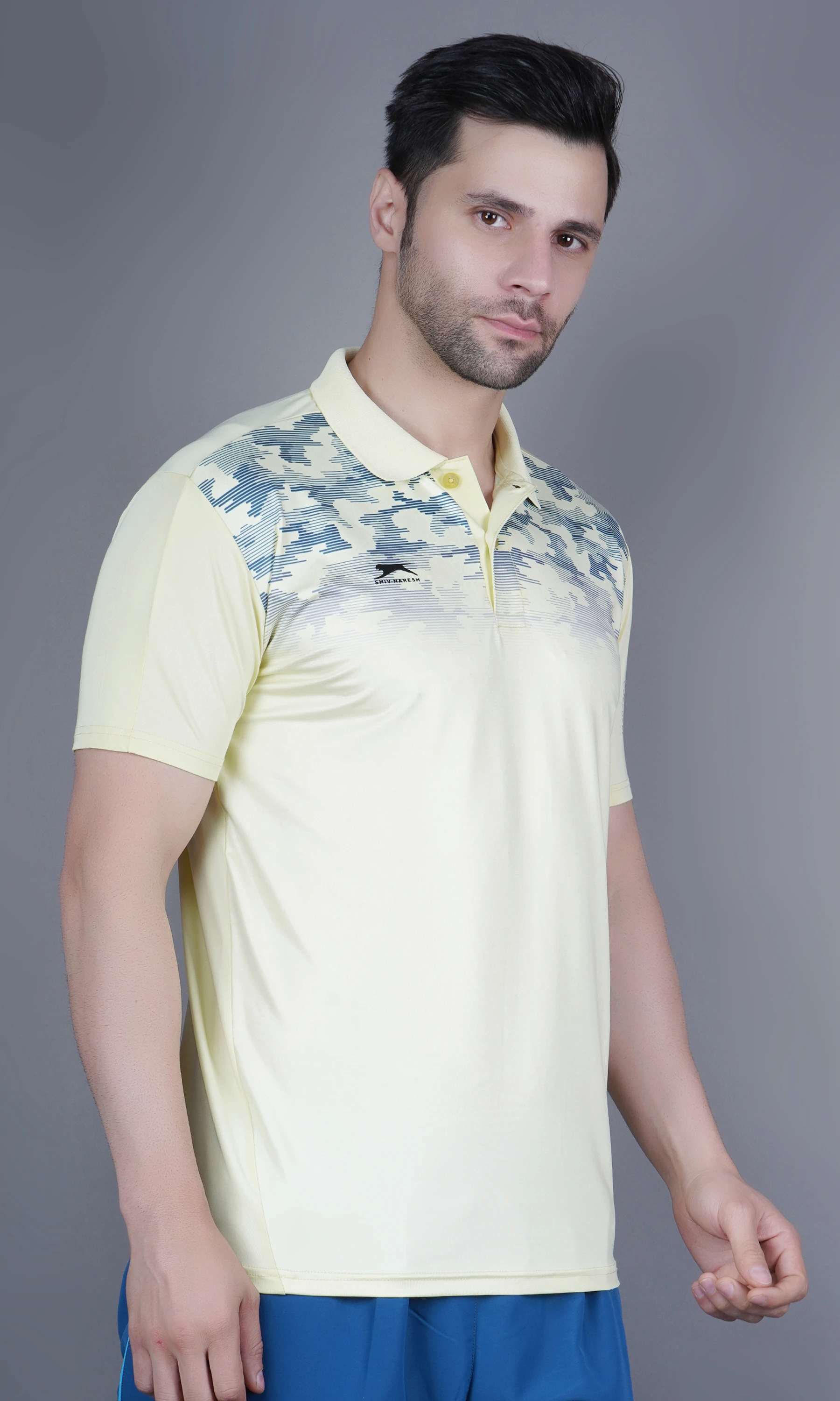smart fit t shirt yellow