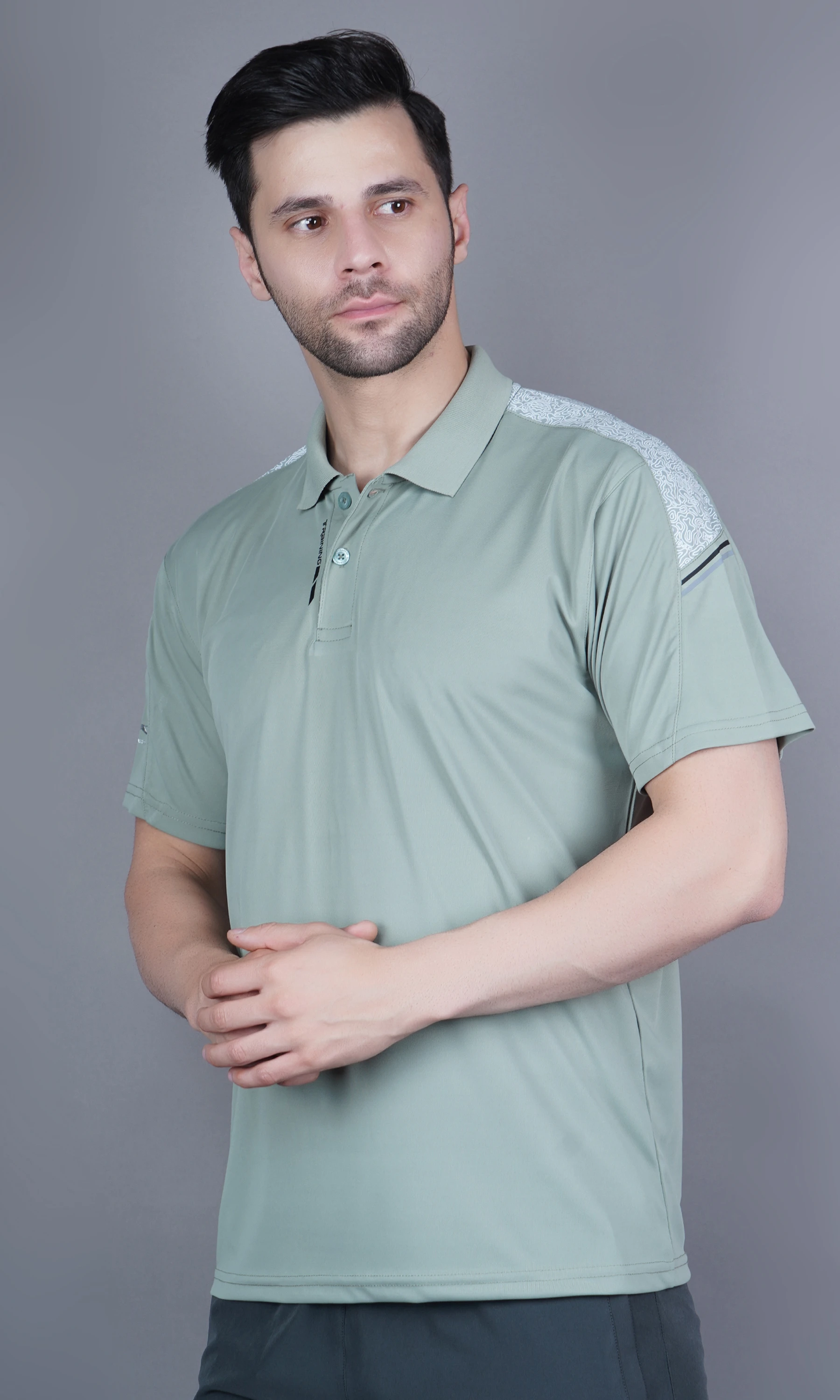 regular fit t shirt green