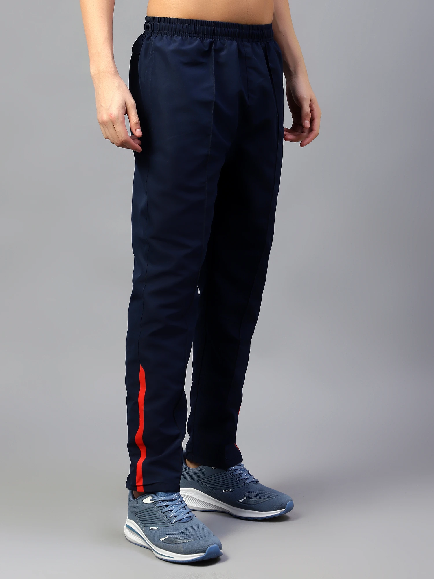 Shiv Naresh Classic Trackpant Navy Blue Red for Men