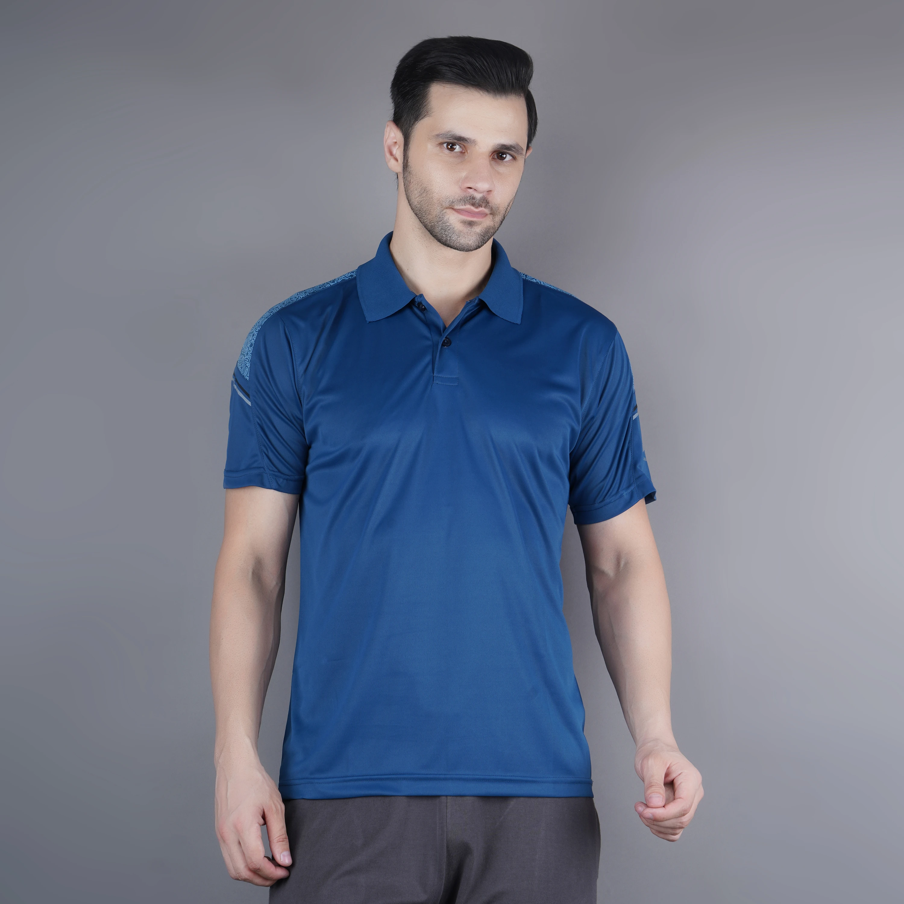 regular fit t shirt blue