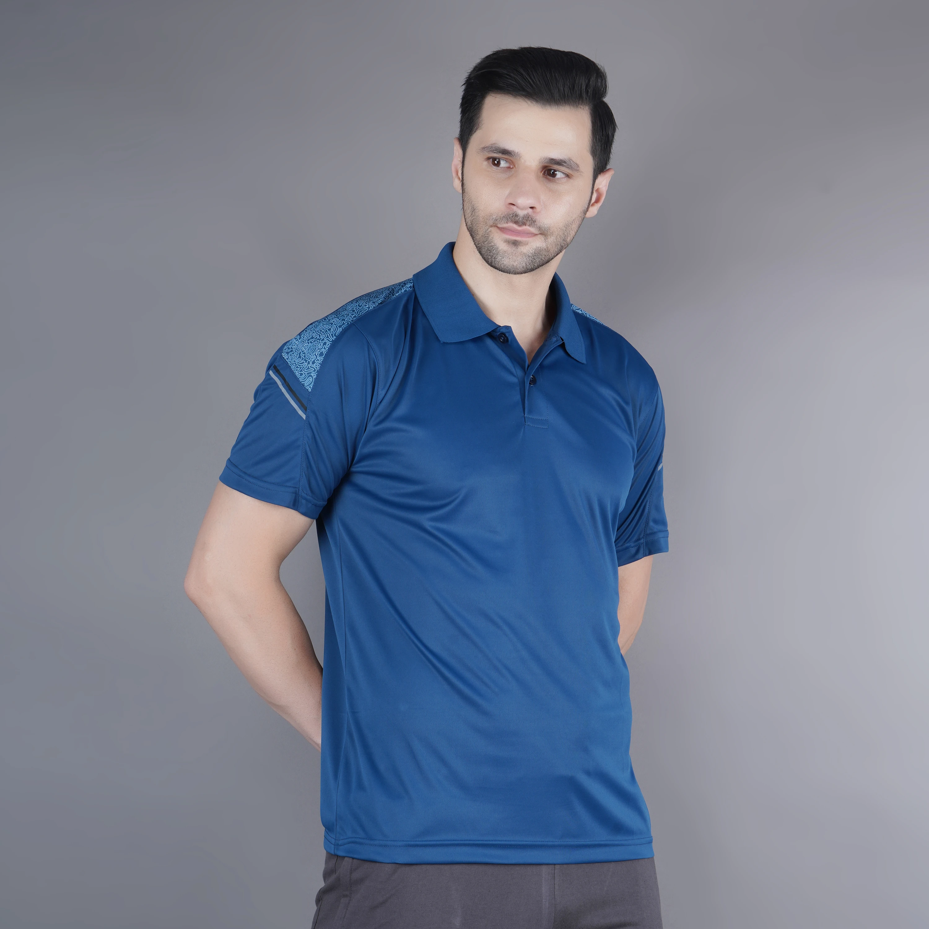 regular fit t shirt blue
