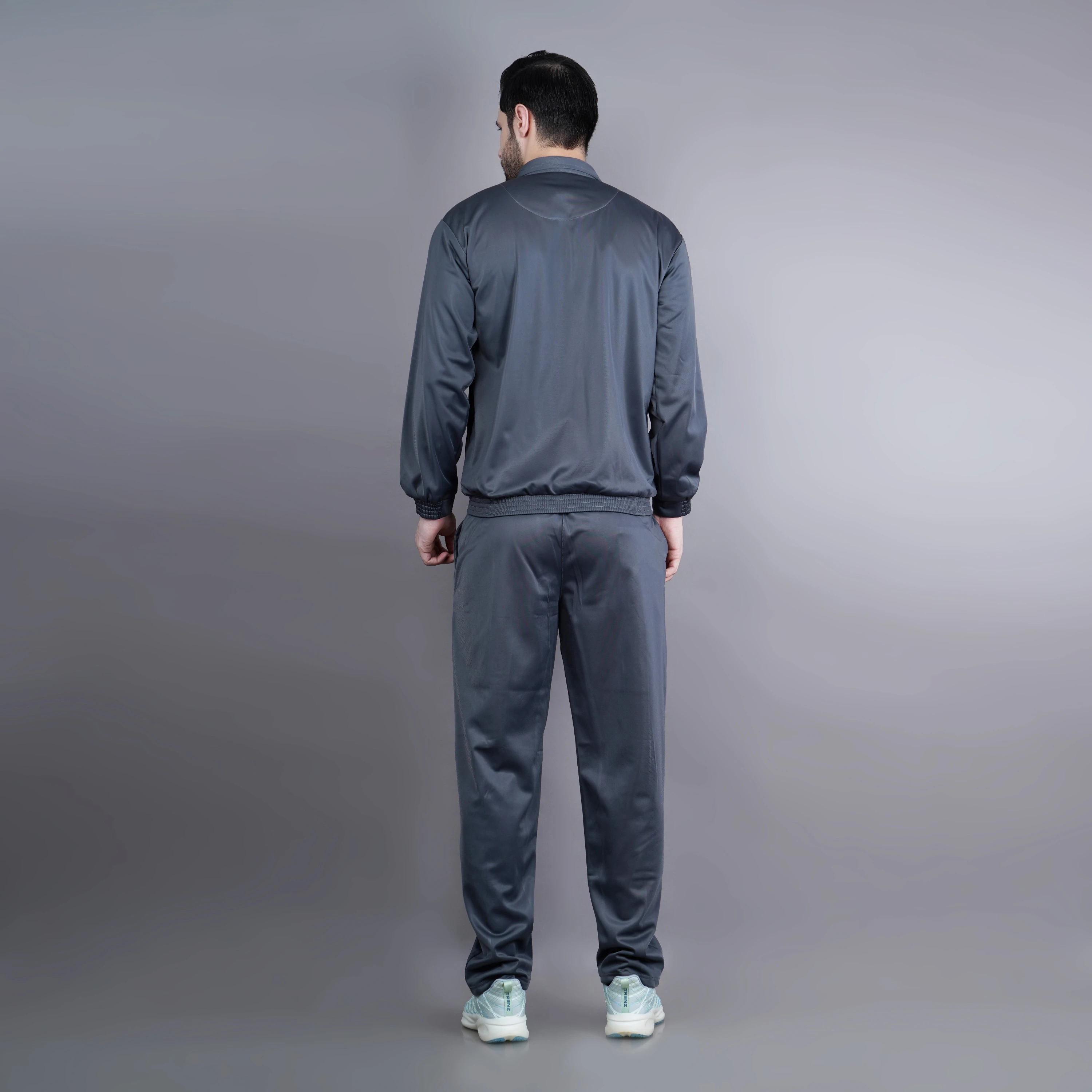 Dark Grey Athletic Tracksuit for Men