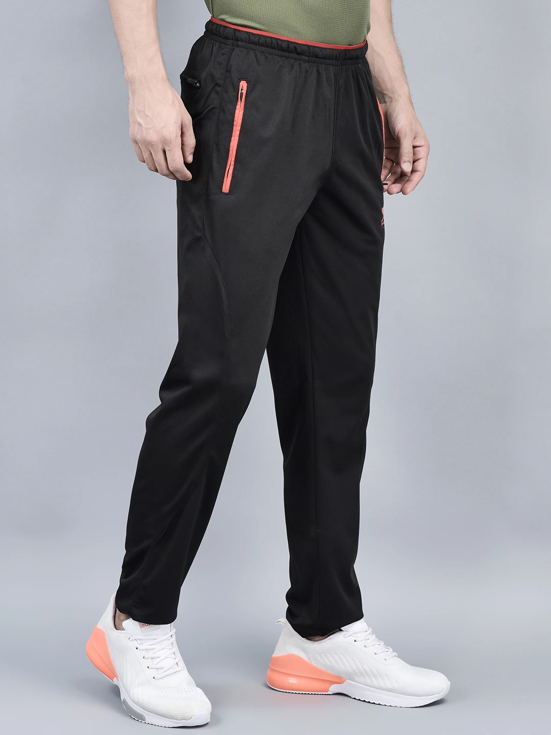 Shiv Naresh Men’s Black Red Active 2.0 Trackpants