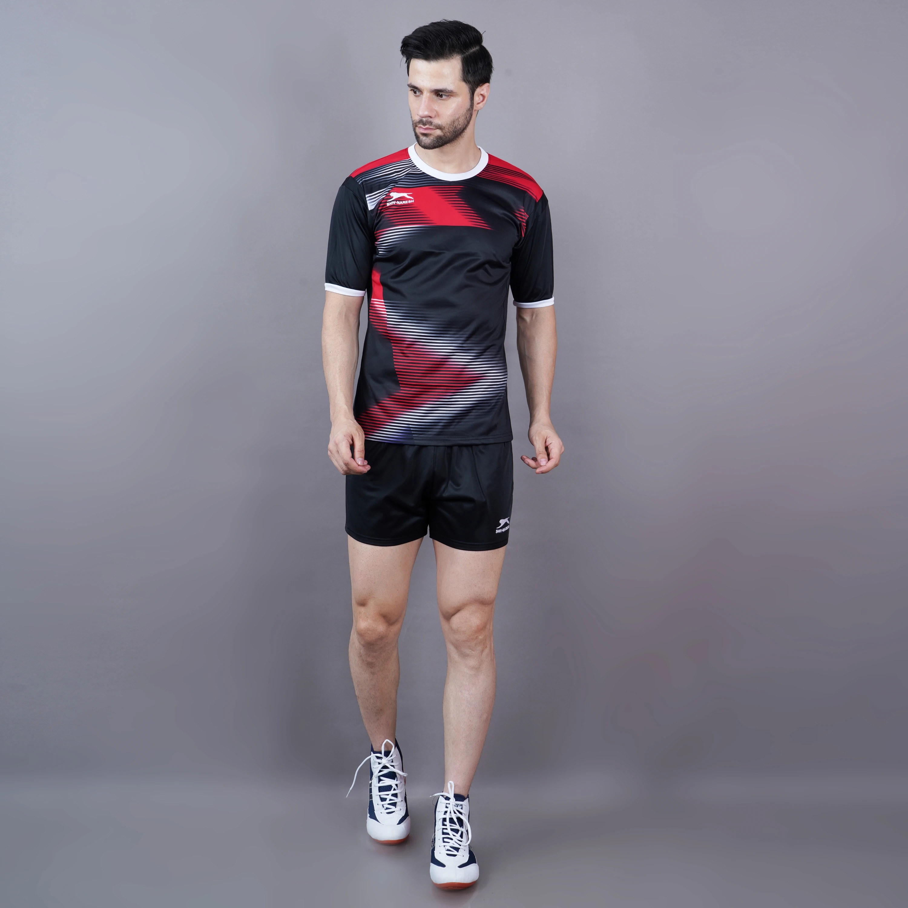 Black/Red/White