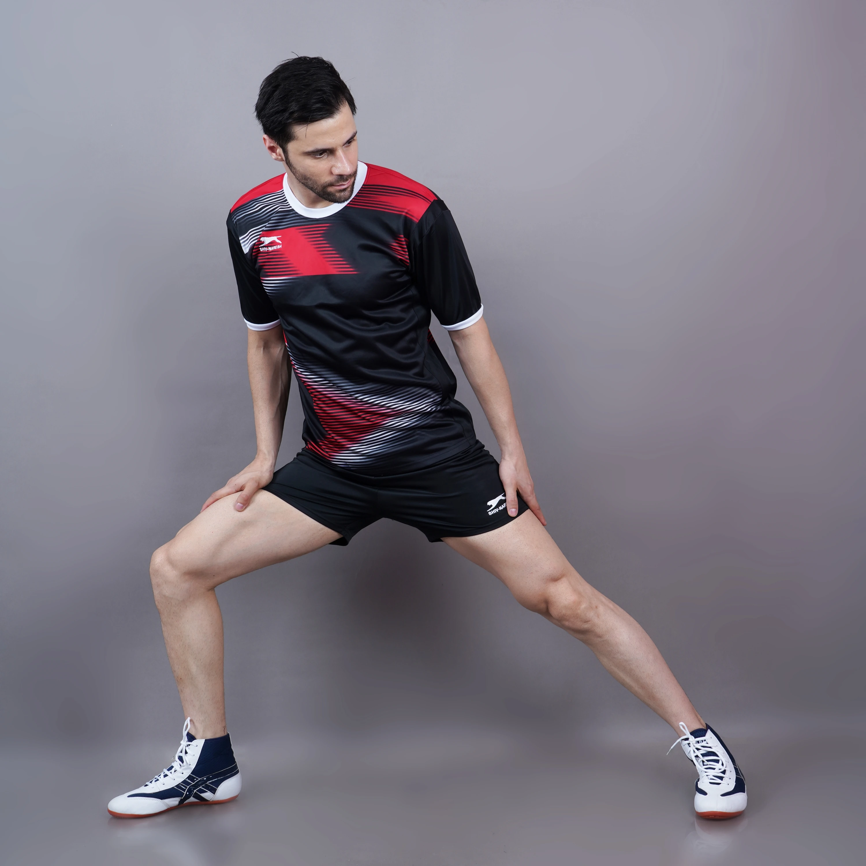 Pro Charge Kabaddi Set Black Red for men