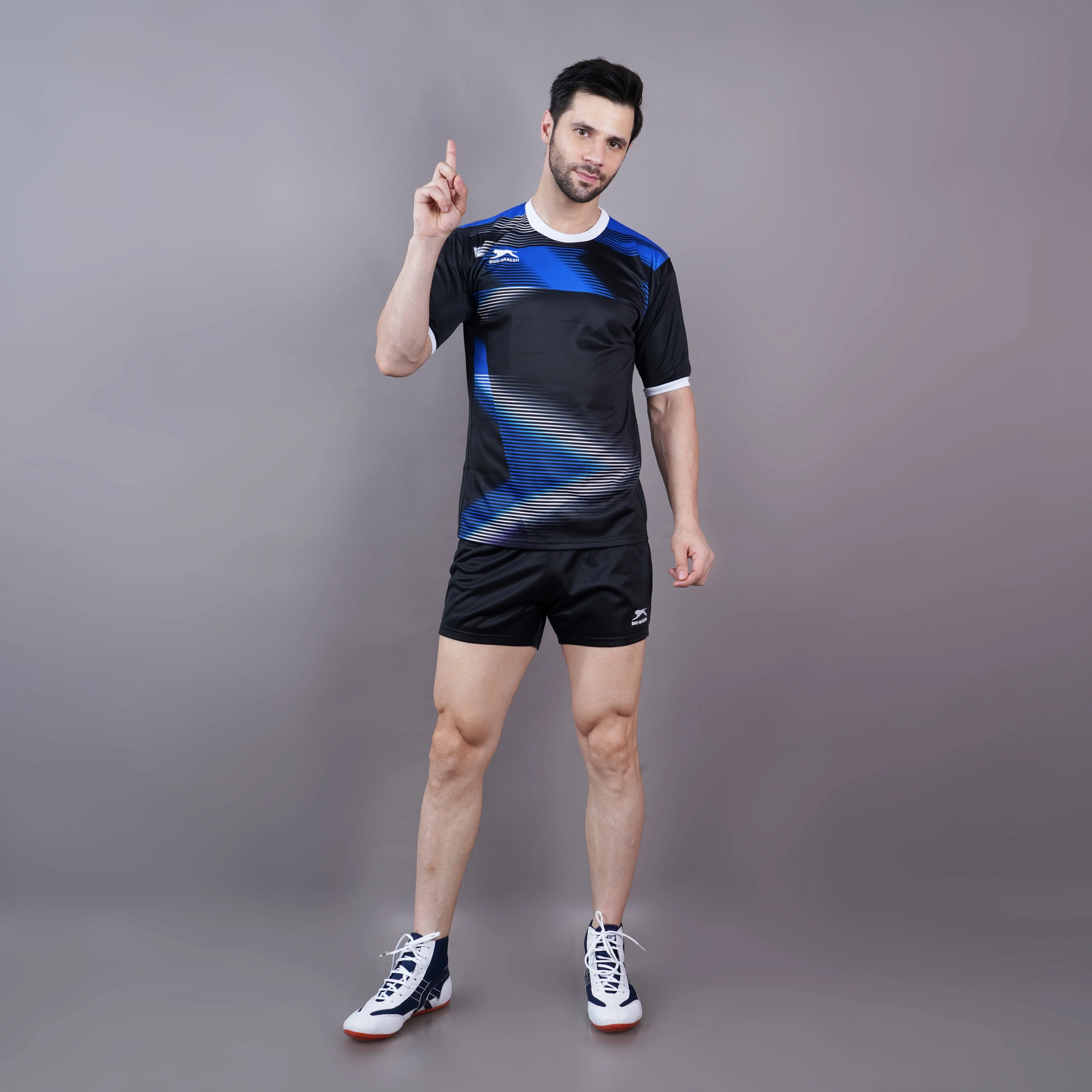 Pro Charge Kabaddi Set Black Royal Blue for men