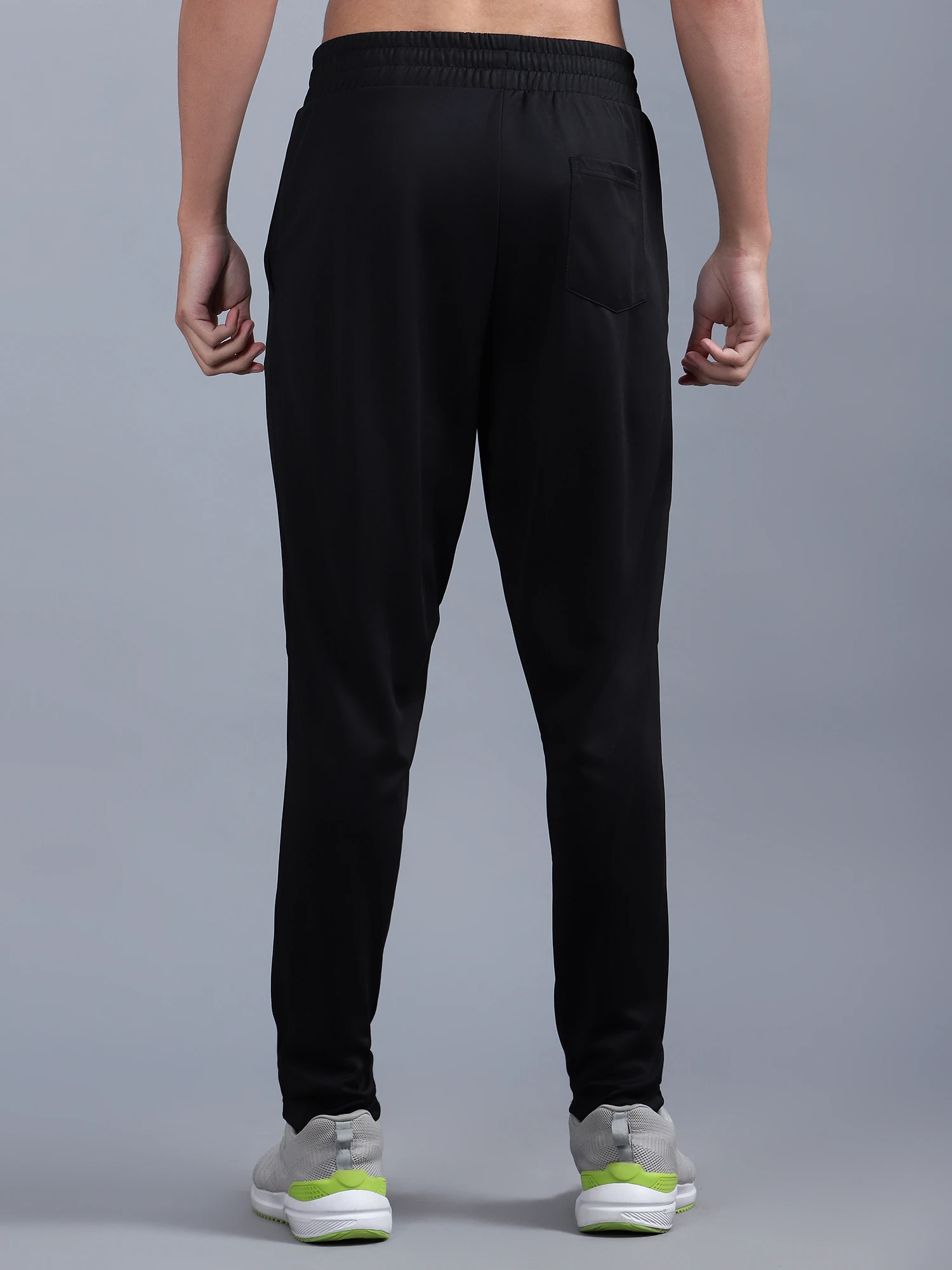Shiv Naresh Smart Black Track Pants for Men