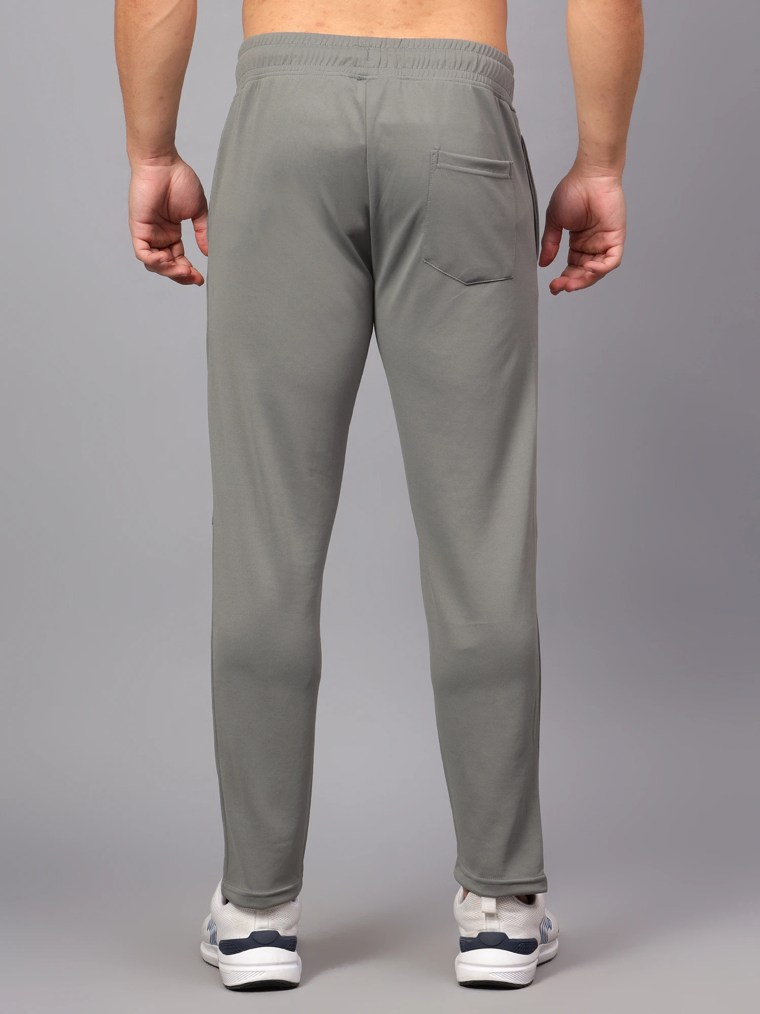 Shiv Naresh Smart Grey Track Pants for Men