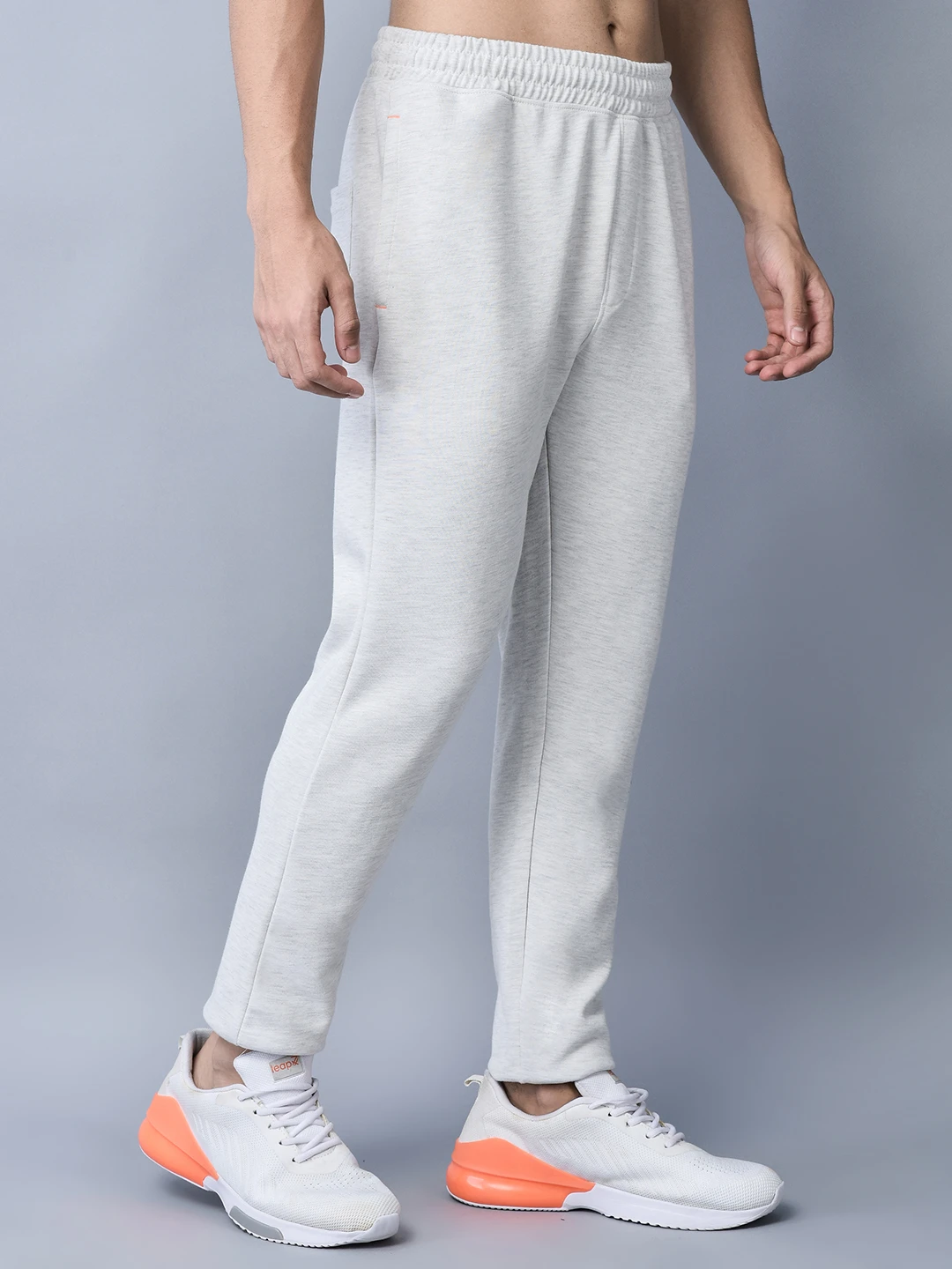 Shiv Naresh Heather Track Pant Light Grey for Men