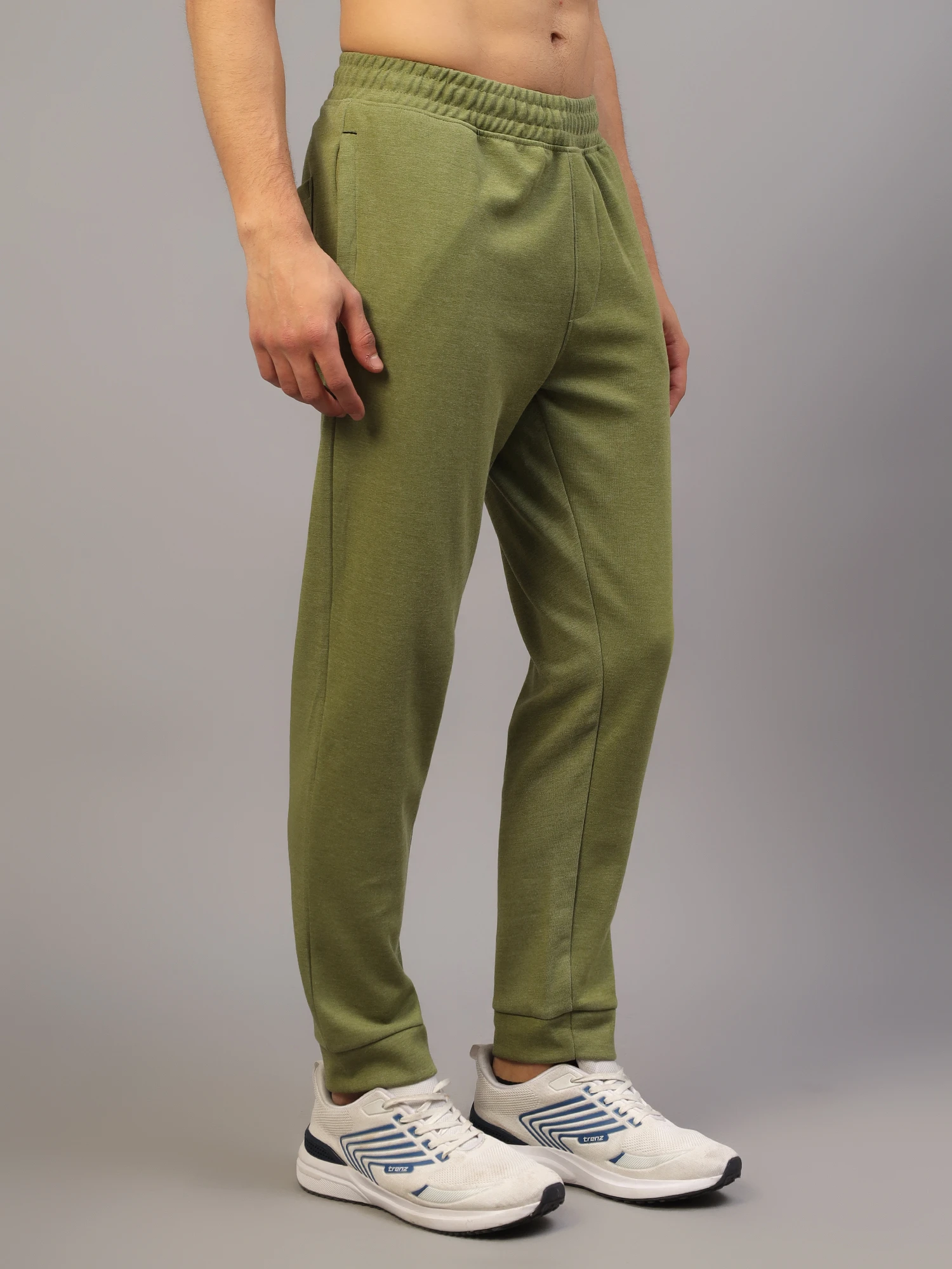 Heather Trackpants Olive Green Men Shiv Naresh