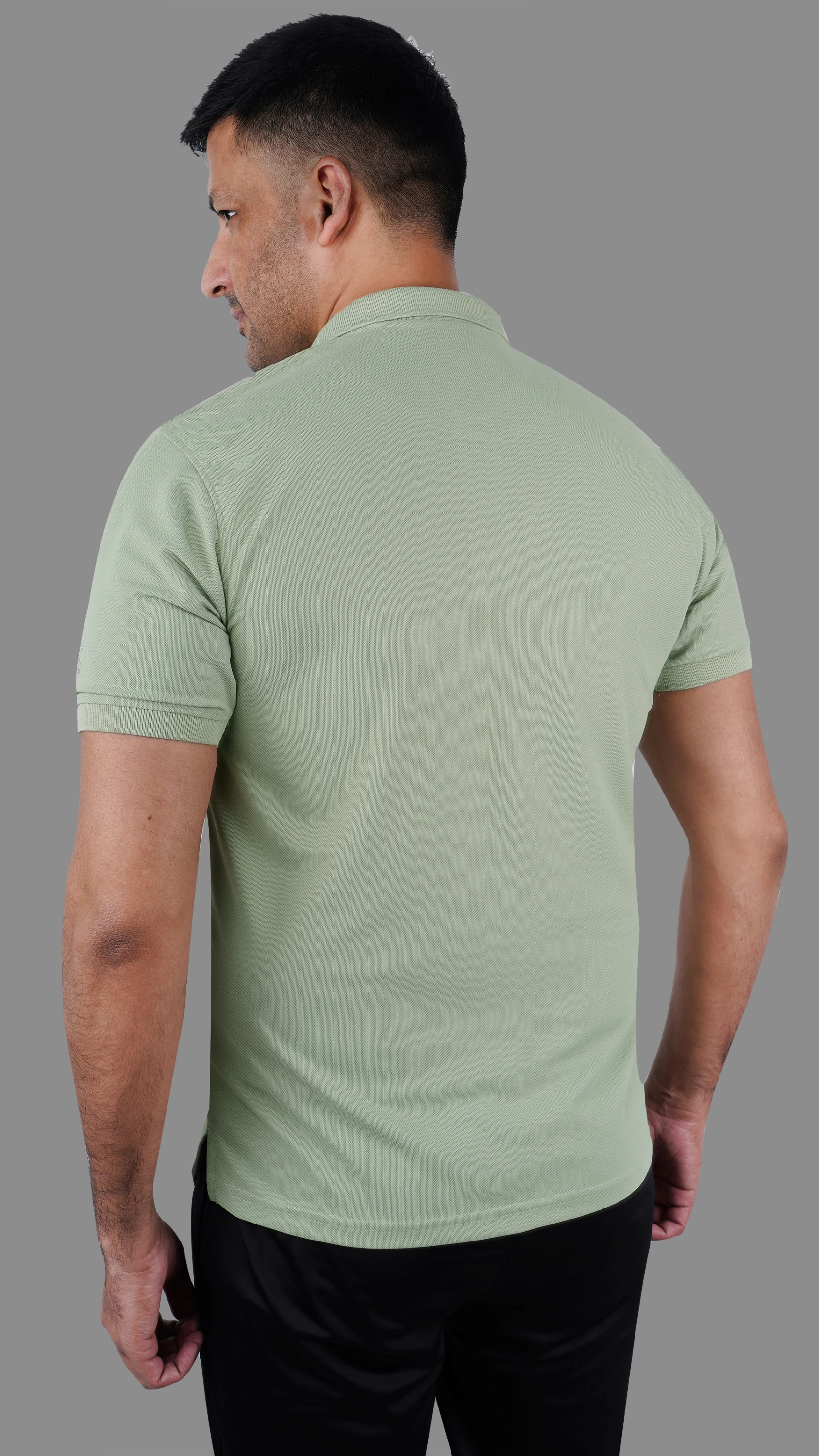 classic polo t shirt green