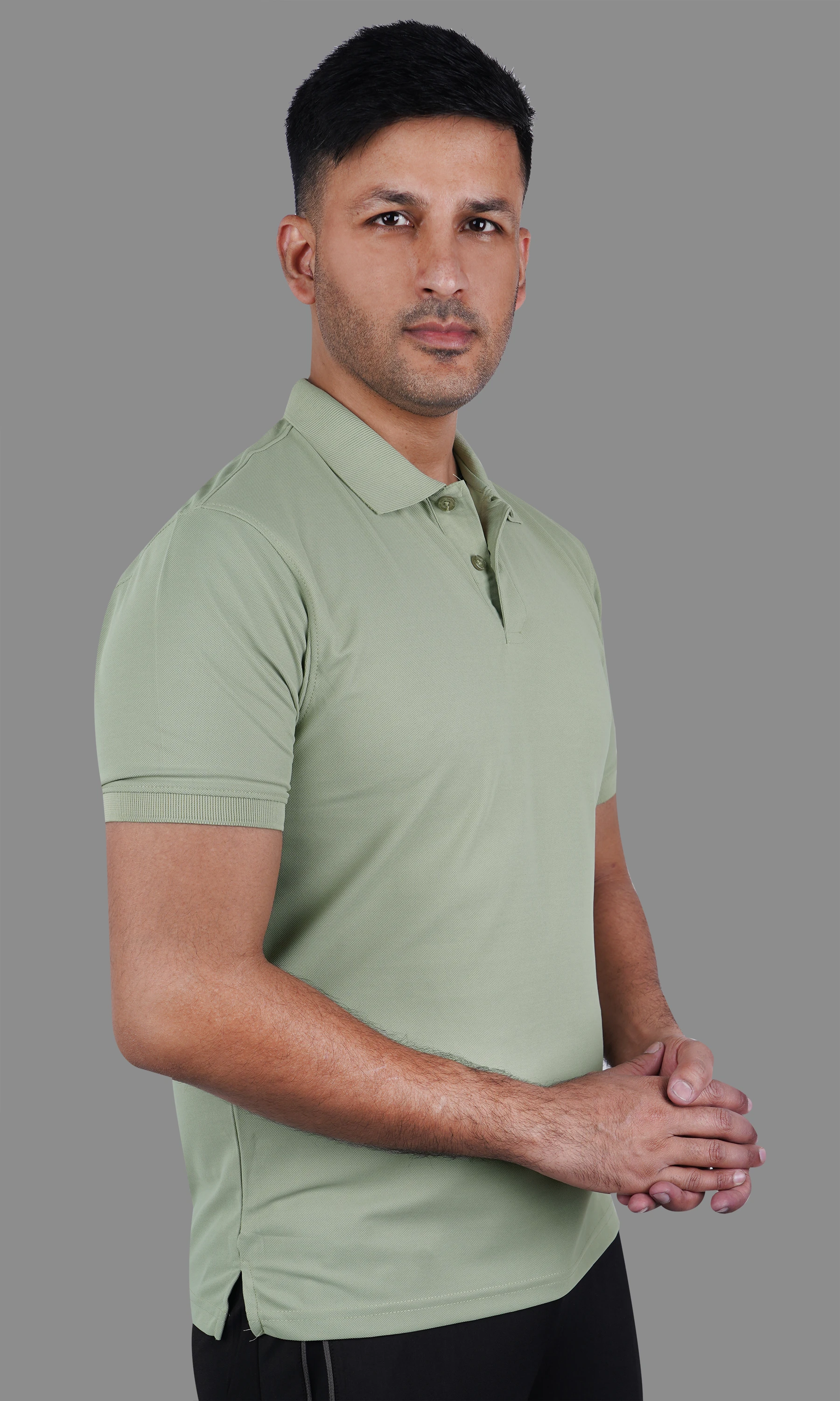 classic polo t shirt green