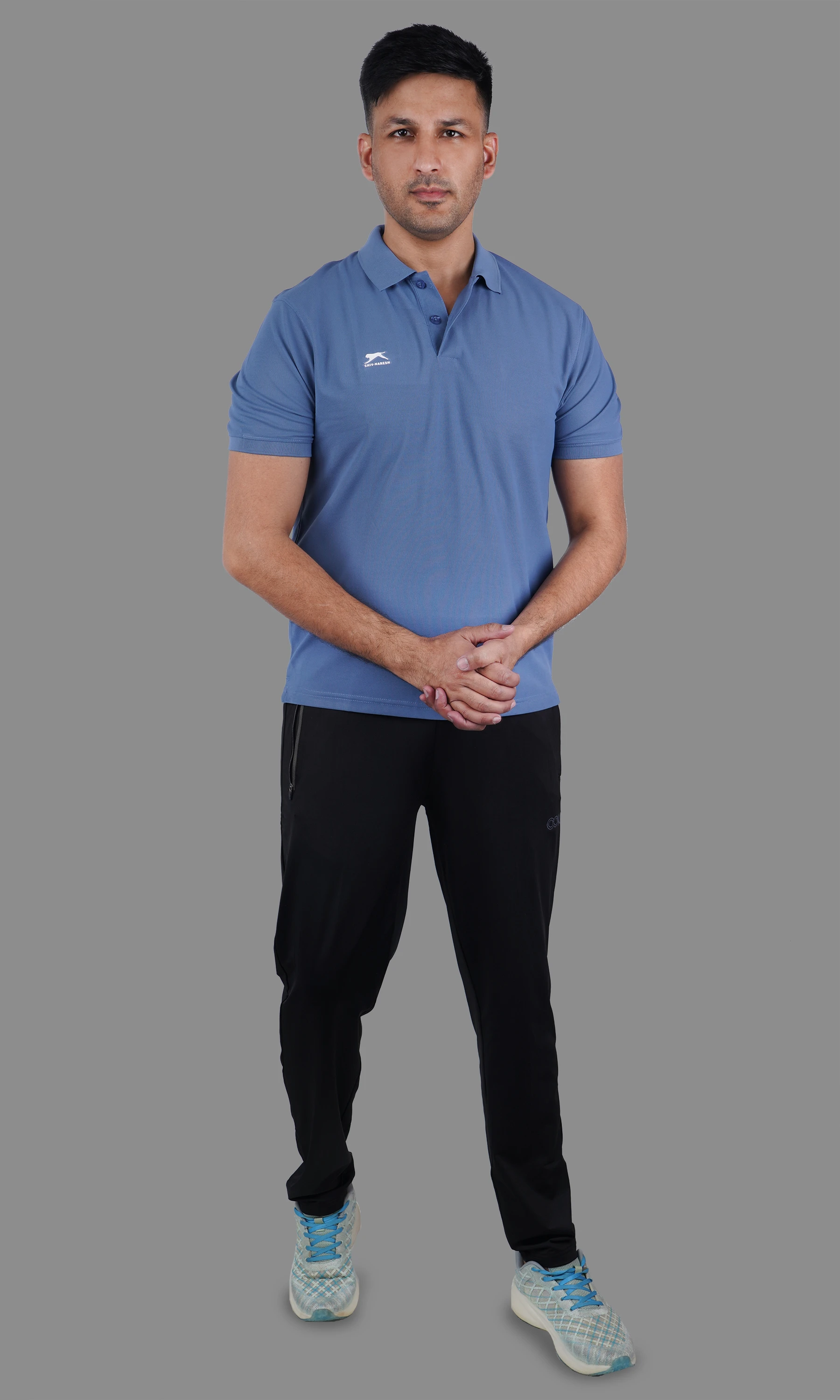 classic polo t shirt blue