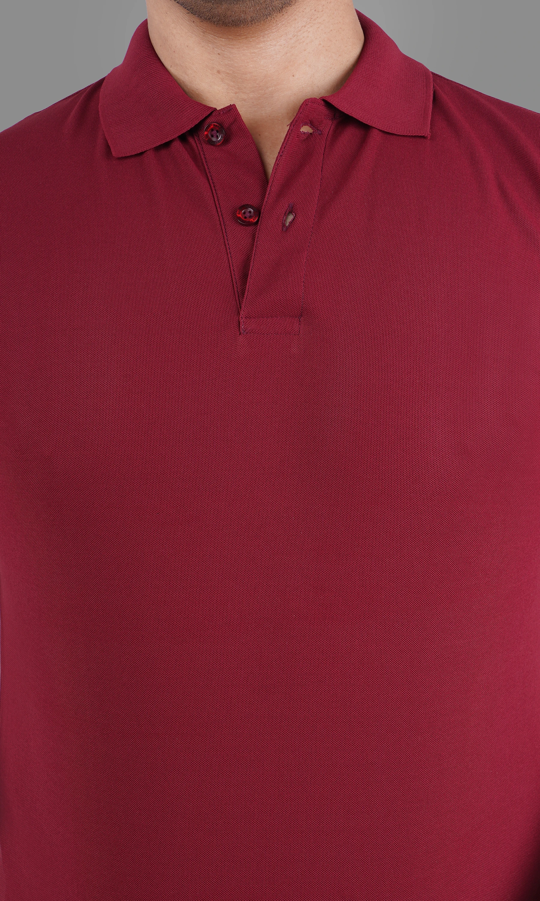 classic polo t shirt maroon