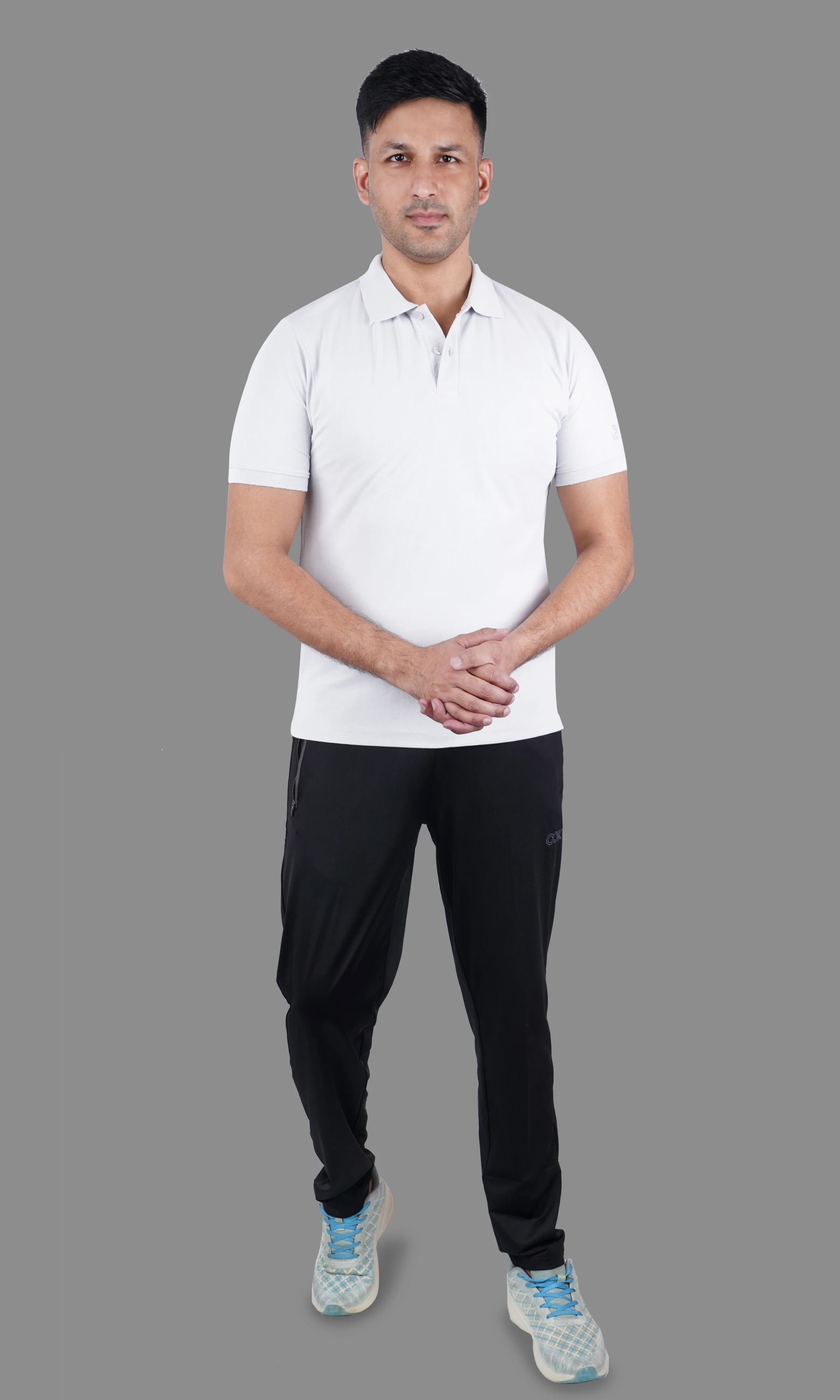 classic polo t shirt white