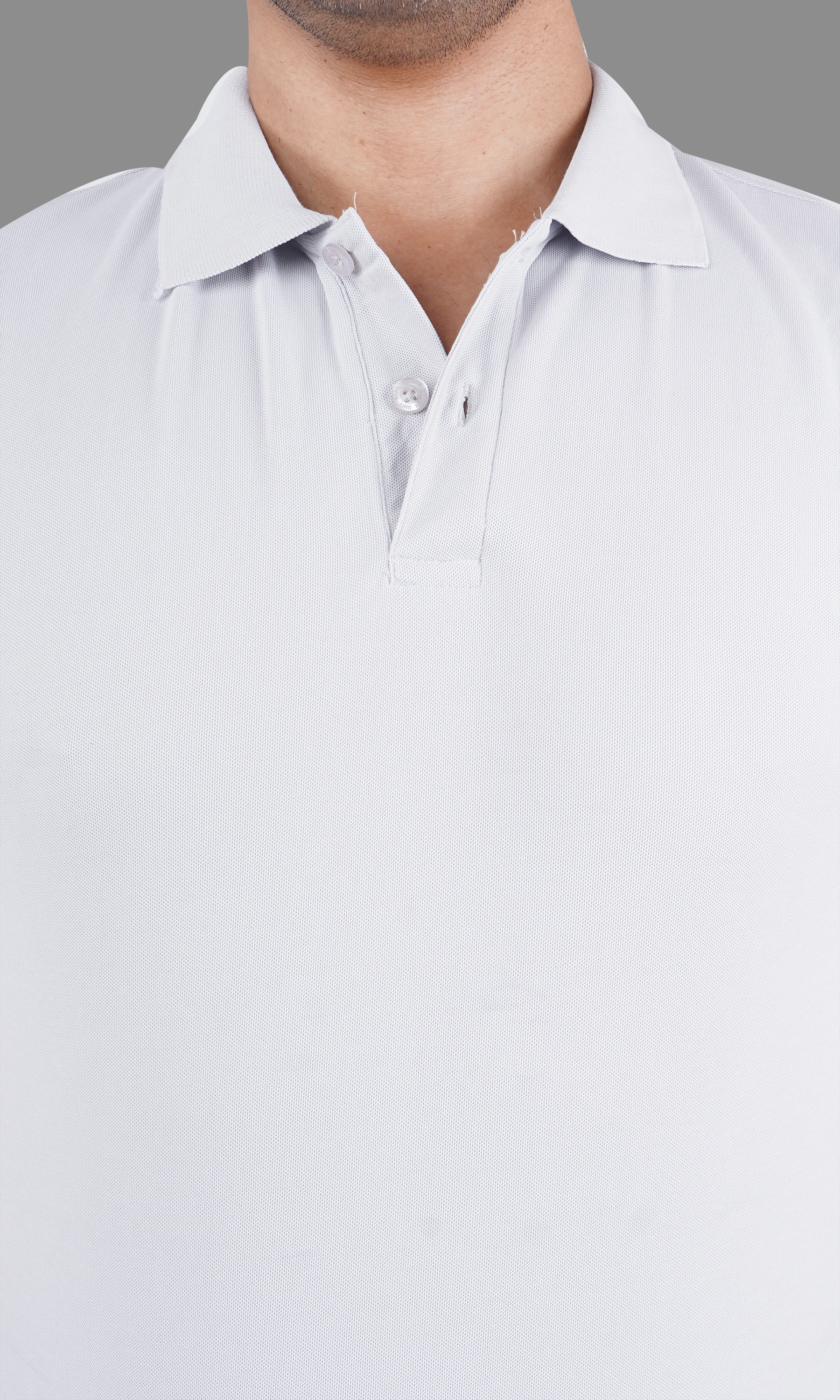 classic polo t shirt grey