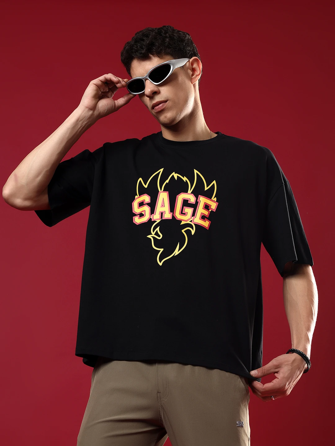 oversized black t shirt