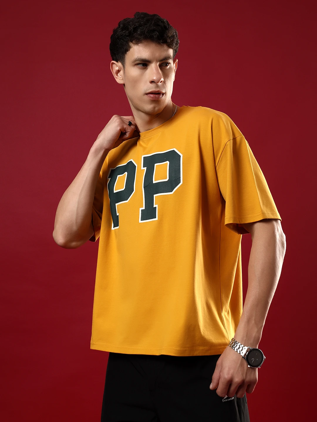 oversized mustard t shirt