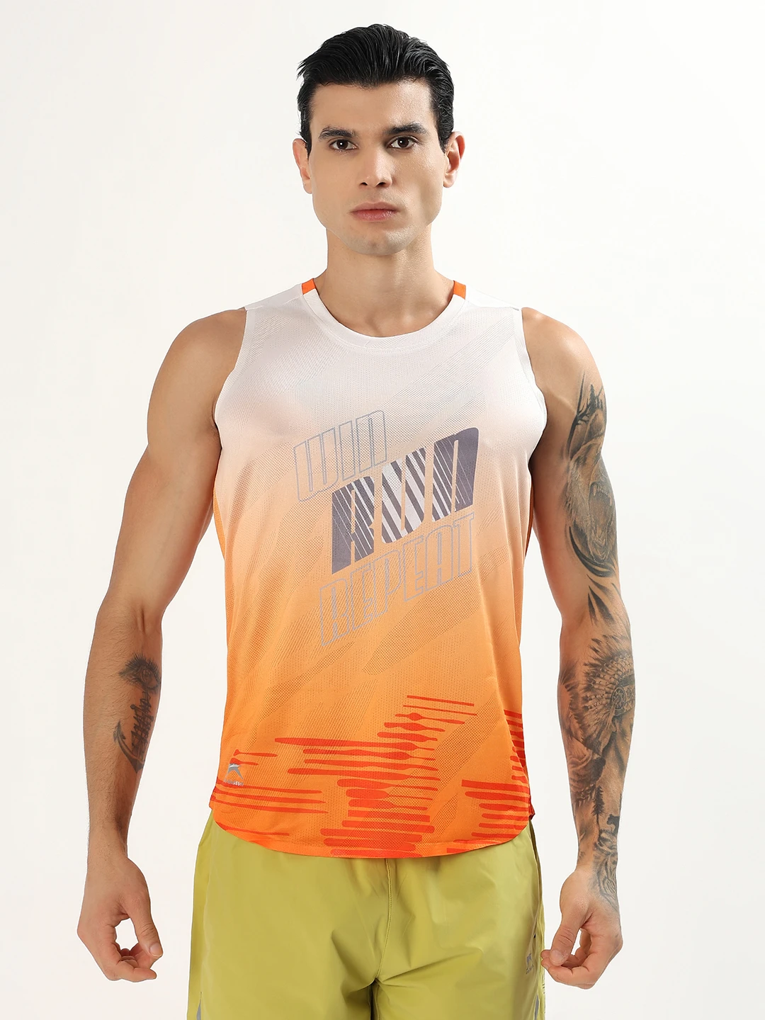 Orange White