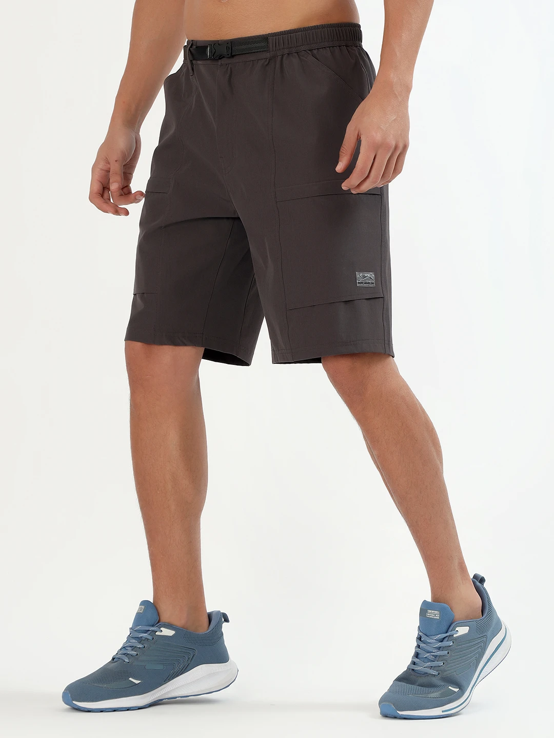 utility shorts camel men