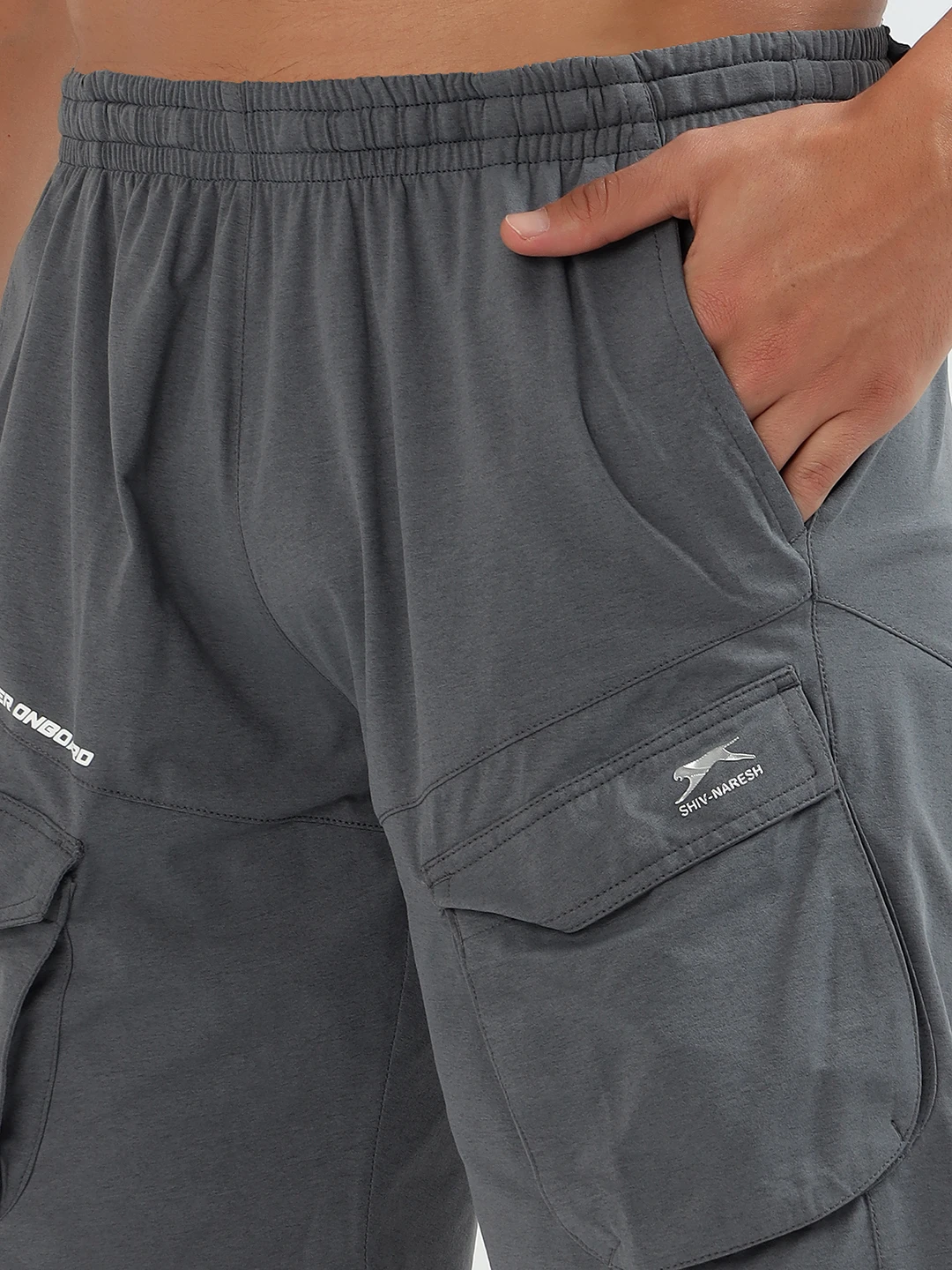 cargo shorts grey men