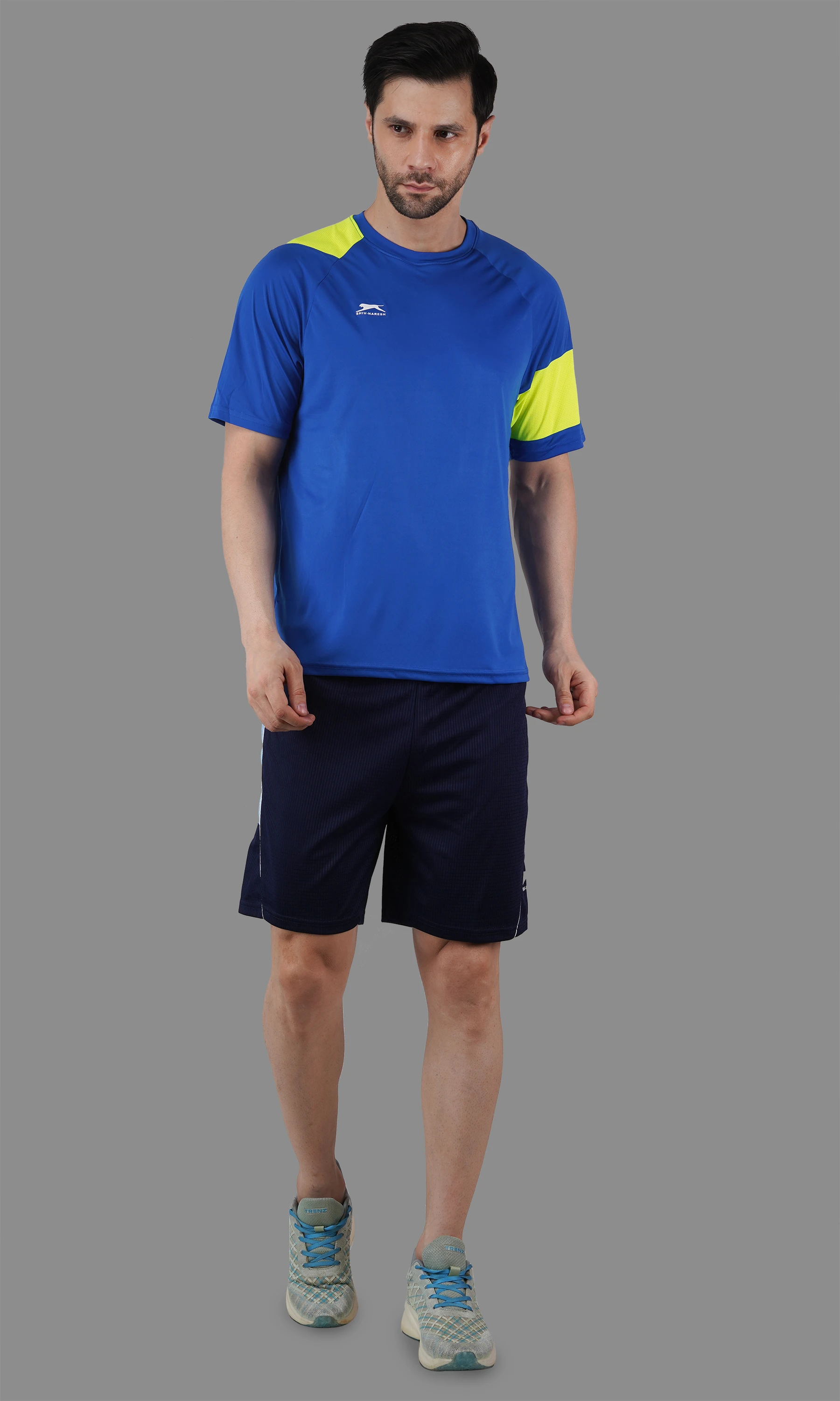 football training shorts navy