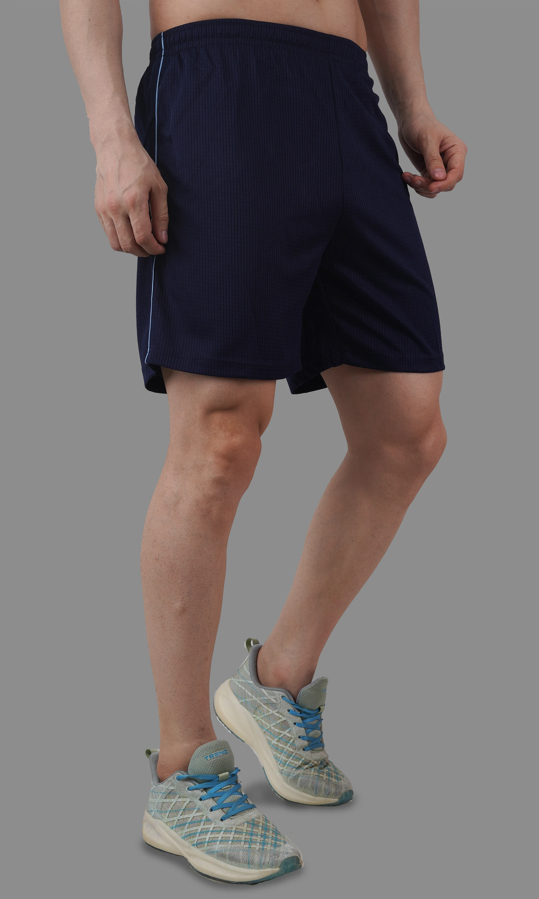 football shorts navy sky