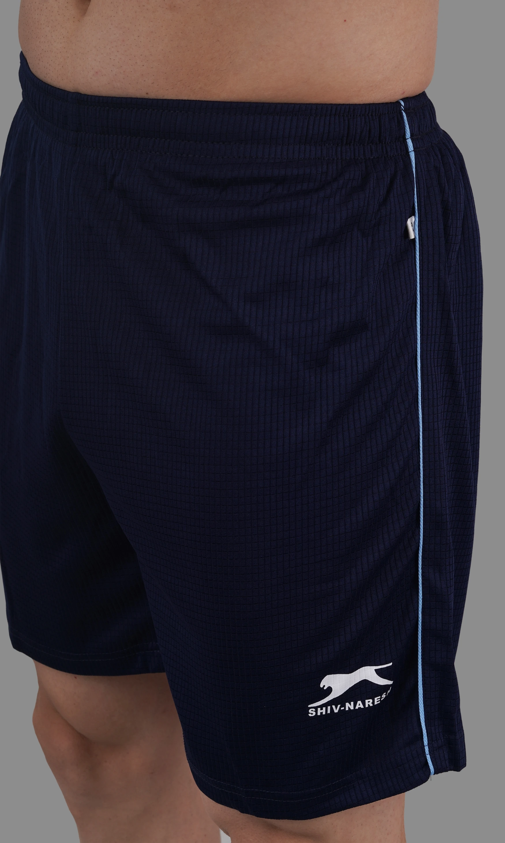 football shorts navy sky