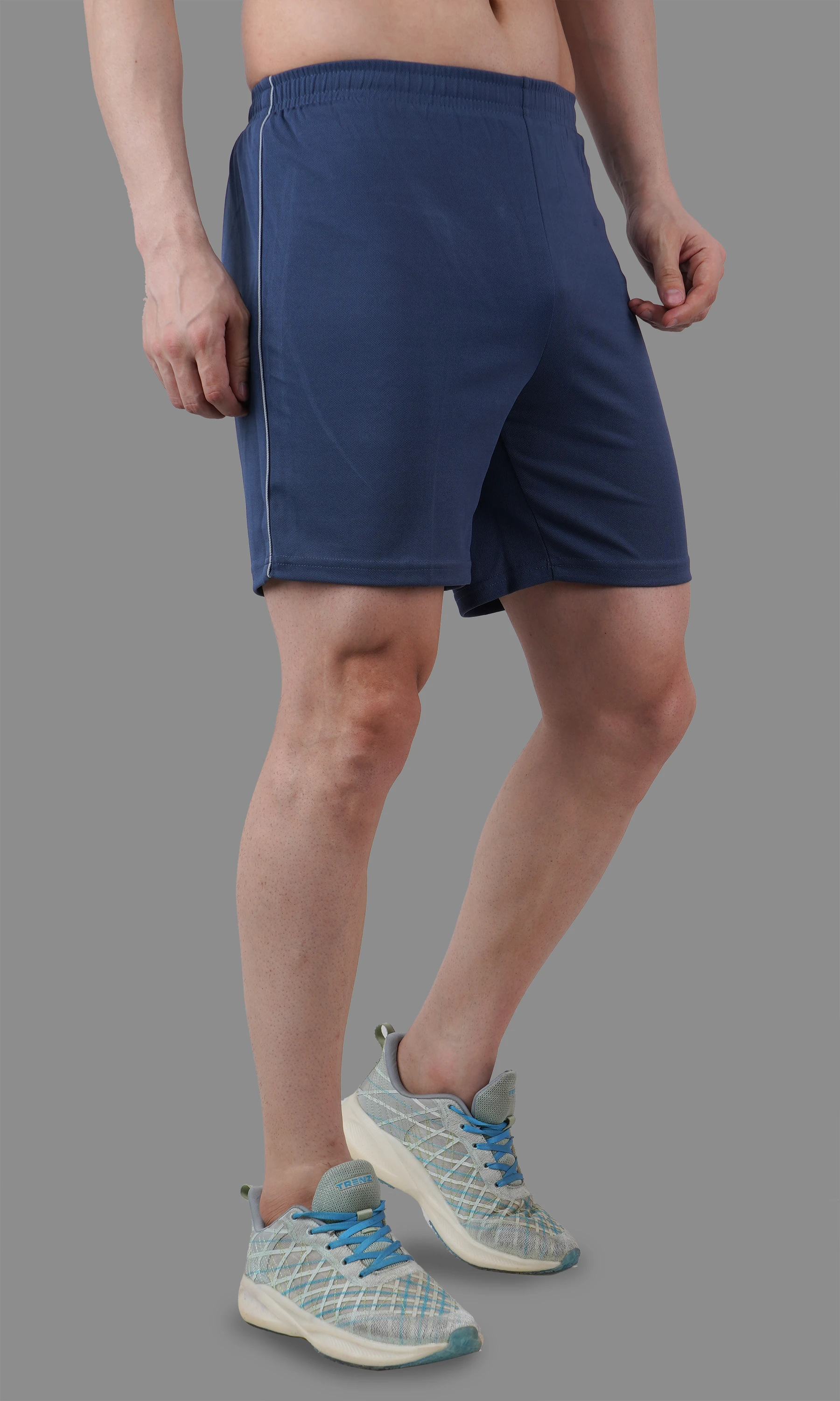 football shorts grey